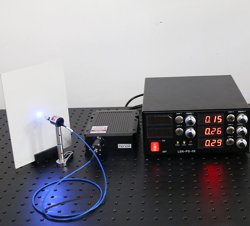 3IN1 RGB Laser 10W 13W 17W 섬유 결합 레이저 빨간색/녹색/Blue Laser Synthetic White Light